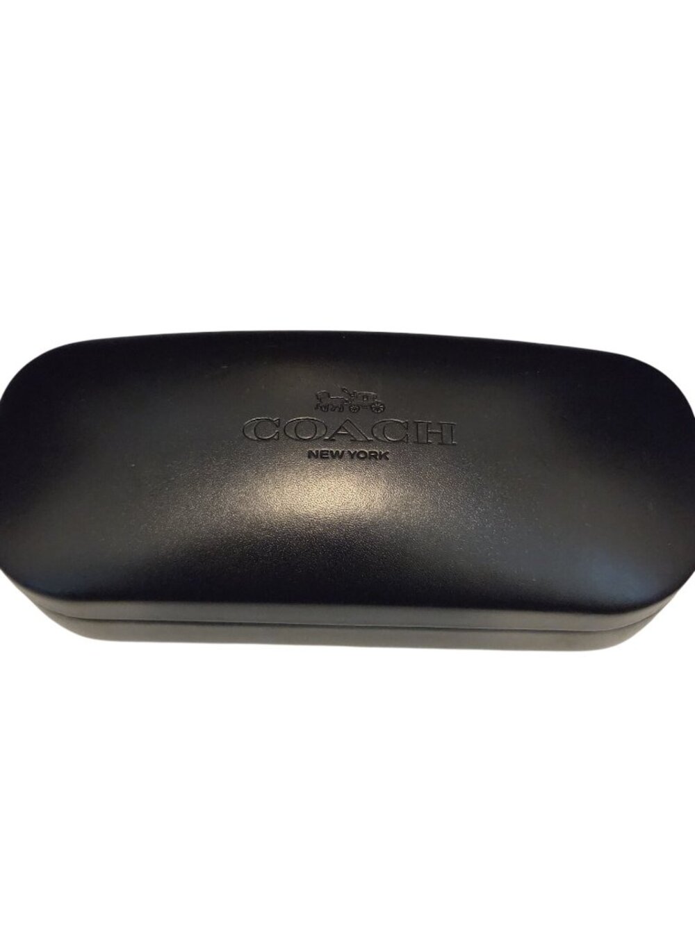 Coach New York Black Hard Clamshell Eye Glasses Sunglasses Holder